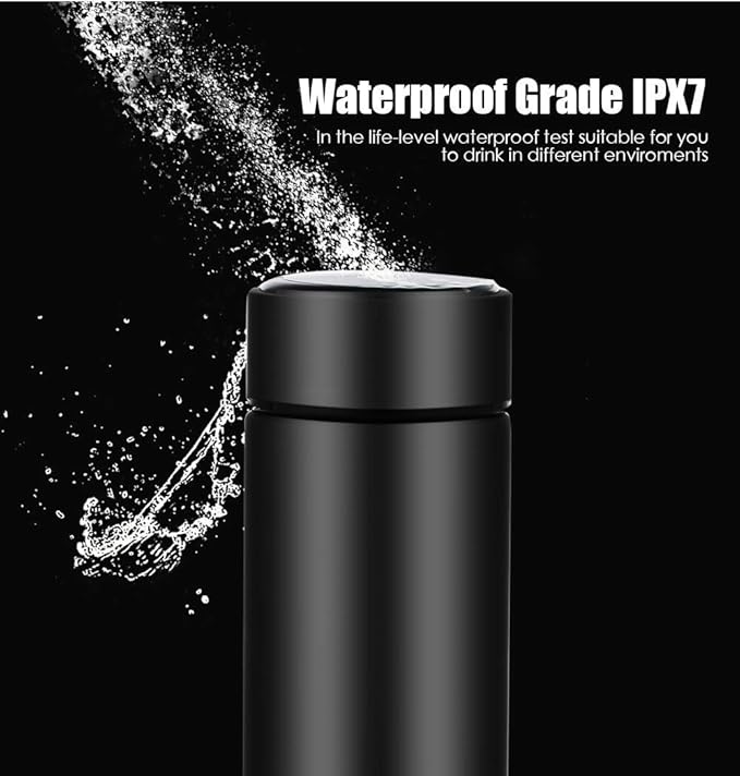Vacuum Flask LED Temperature Display Water Bottle 500 ml