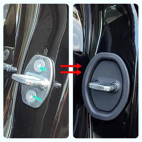 Car Door Lock Silicone Covers