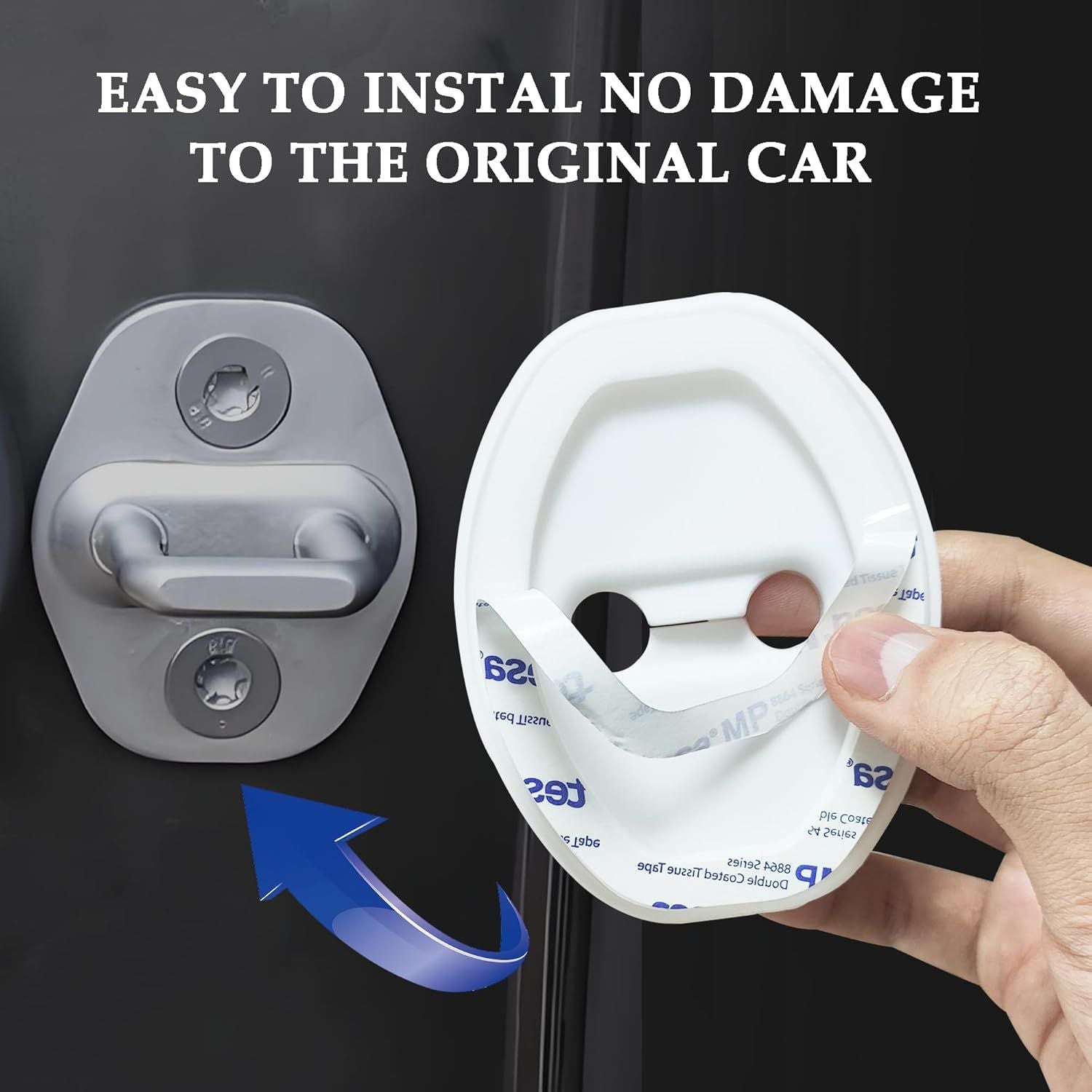 Car Door Lock Silicone Covers