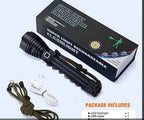P90 LED Rechargeable Laser Flashlight
