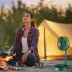 Rechargeable folding fan