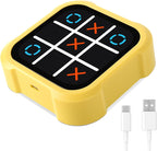 Tic Tac Toe Bolt Game, Electronic 4-in-1 Handheld Puzzle Game Console